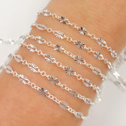 Buy Now Silver Diamond Cut Marina Link Chain